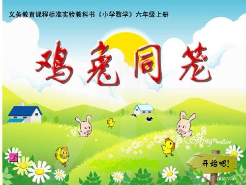 鸡兔同笼公开课课件