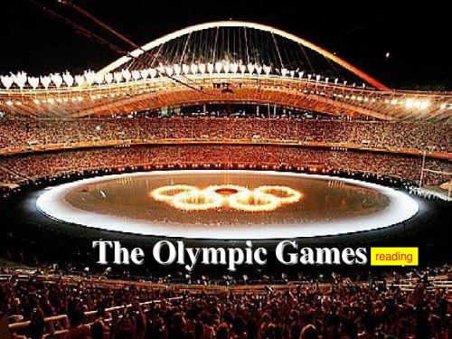 人教高中英语必修二Unit_2_The_Olympic_Games-Reading