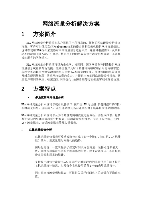 网络流量分析解决方案