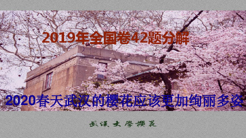 2019年全国Ⅰ卷42题分解