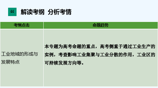 届高三艺考生高考复习工业地域的形成和工业区(共25张ppt)[可修改版ppt]