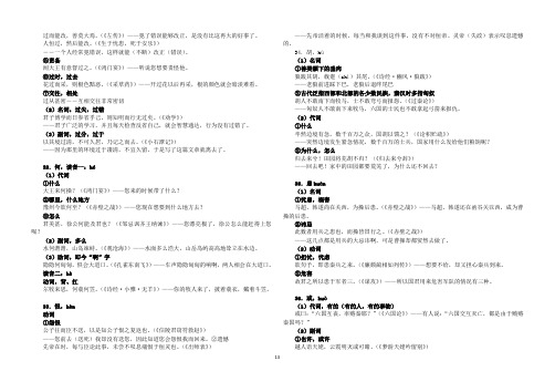 高三文言文120个实词详解 (31-120)