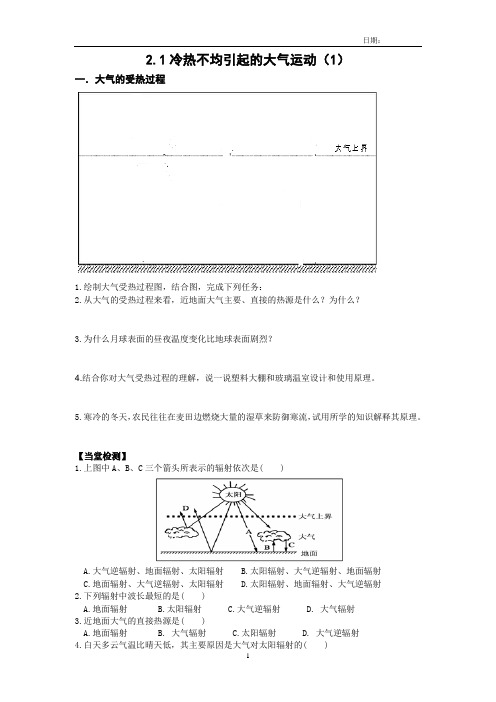 2.1(1)大气受热过程