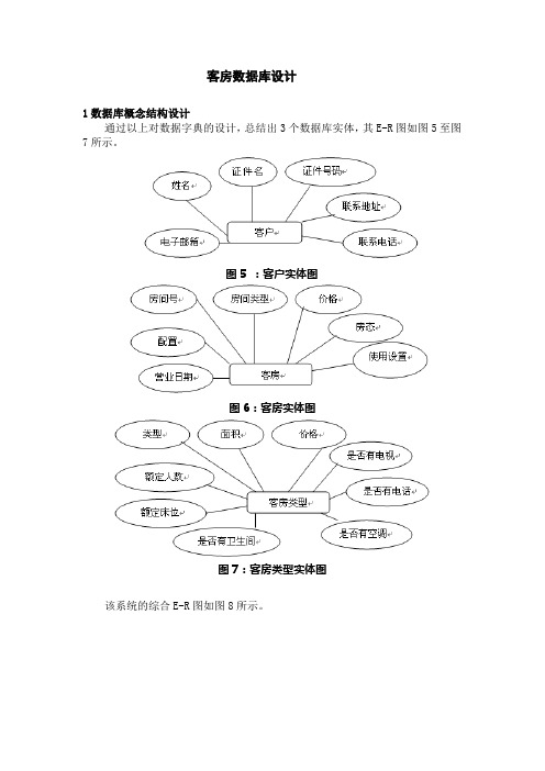 客房数据库设计