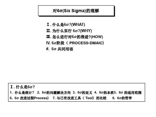 sigma的定义及实施方法课件