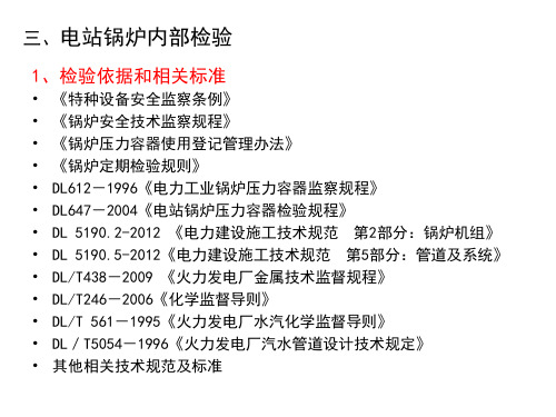 (三)电站锅炉内部检验