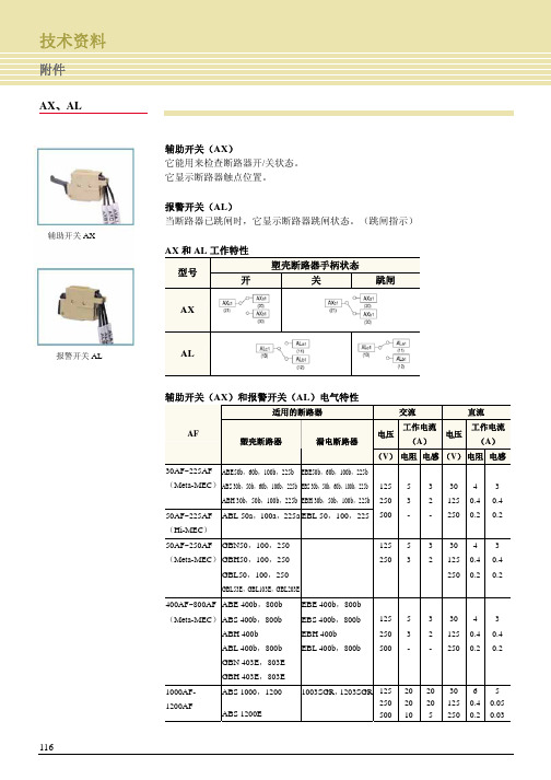 LG塑壳断路器附件