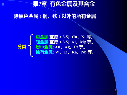 第7章 有色金属及其合金PPT课件