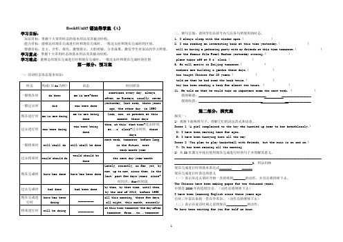 选修八unit5语法