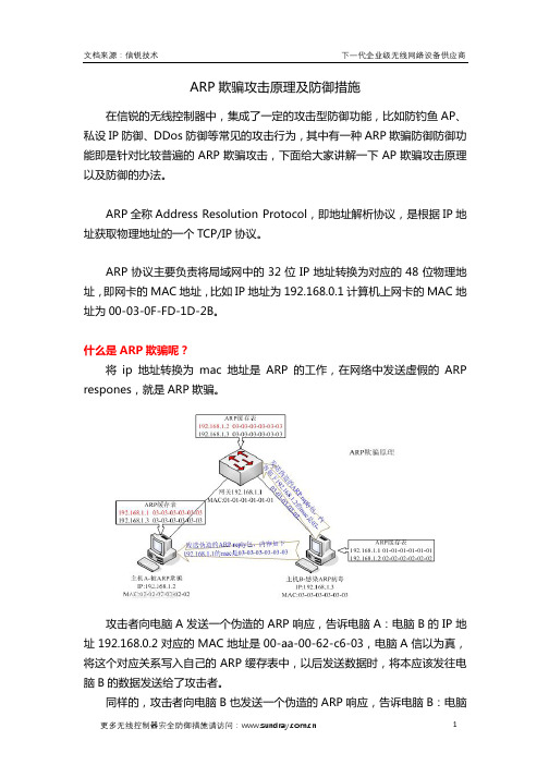 ARP欺骗攻击原理及防御措施-信锐技术