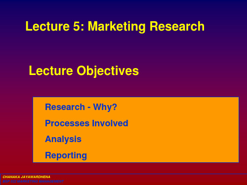 英国大学市场营销讲义Lect5_research