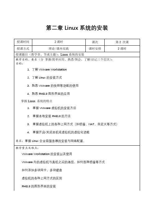 Linux教案-第二章Linux系统的安装[2页]