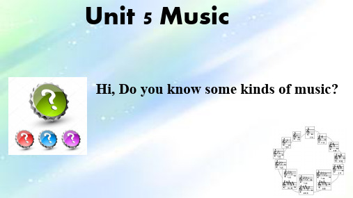 人教版 英语必修二 Unit 5 Music (Reading)
