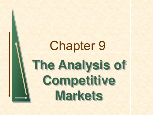 Chapter 9-The Analysis of Competitive Markets 平狄克微观经济学课件(英文)