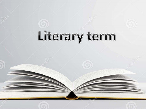 Literary term文学术语