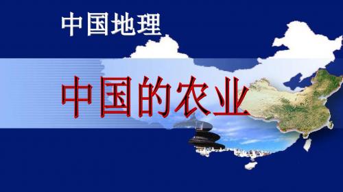 最新文档-一轮复习中国的农业材料(共59张PPT)-PPT精品文档