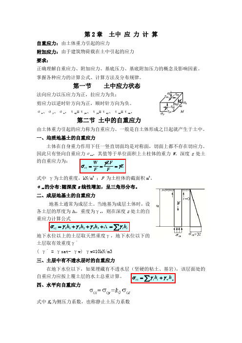 土中应力计算