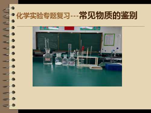 中考化学实验专题复习---常见物质的鉴别 (共14张)