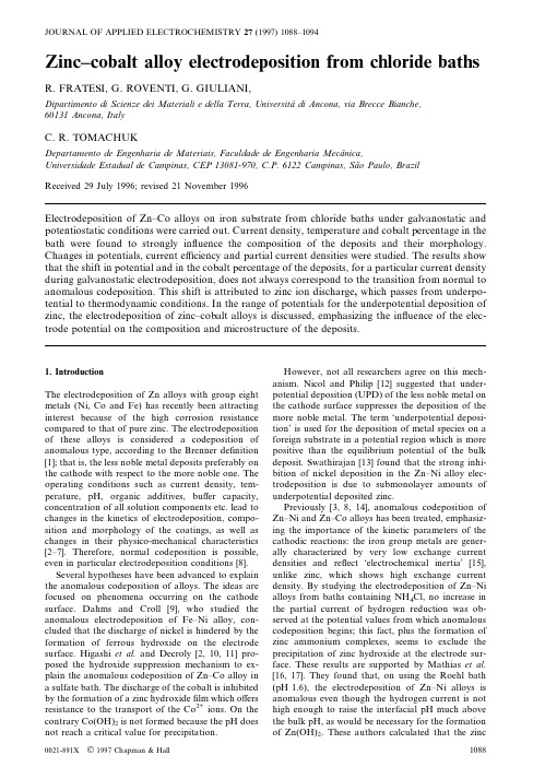 journal of applied electrochemistry