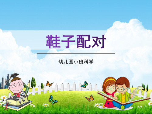 幼儿园小班科学《鞋子配对》活动教学课件精品PPT学前班儿童优秀完整课件