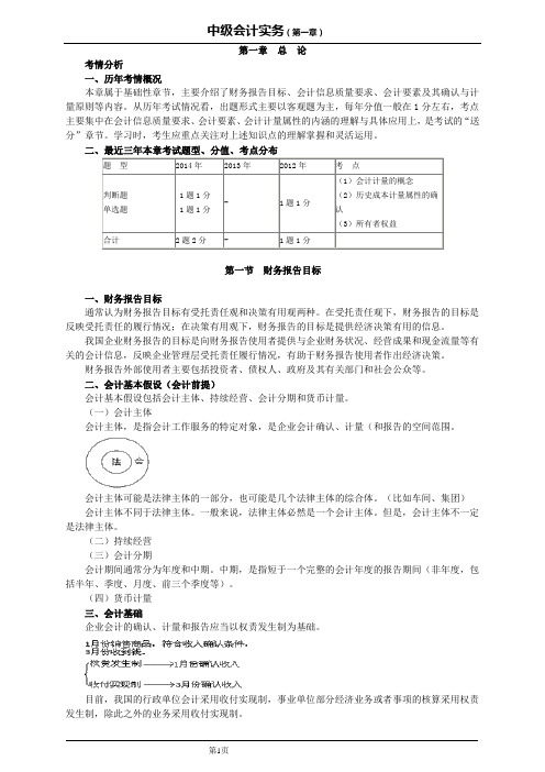 会计实务第一章 总论