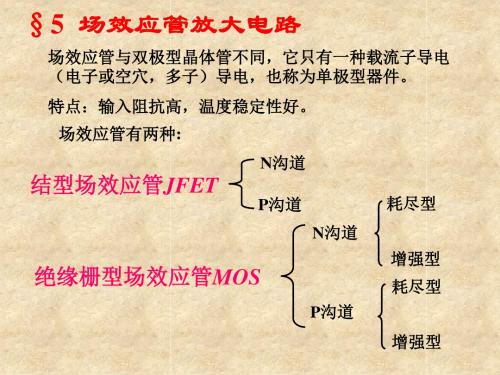 [实用参考]场效应管讲解.pptx