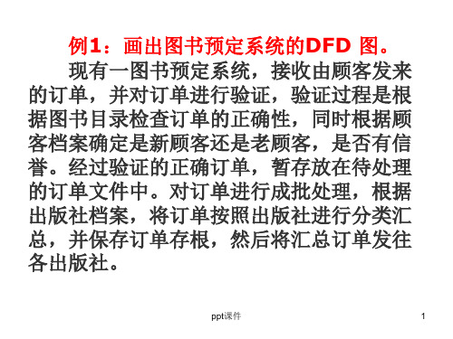 软件工程DFD图示例  ppt课件