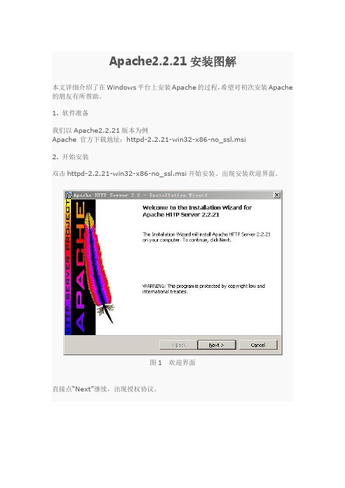 Apache2.2.21安装图解