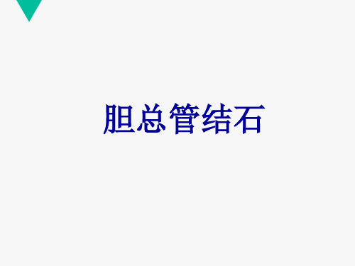 护理查房-胆总管结石  ppt课件