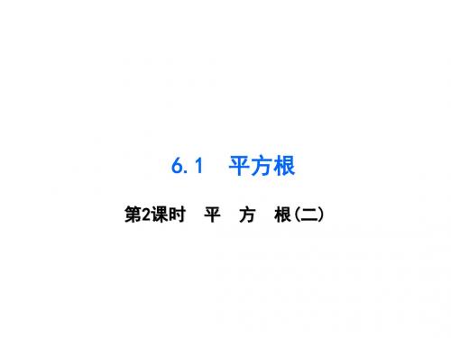 人教版数学七级下册6.1平方根优秀课件(共2份)1