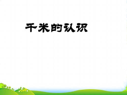 青岛版二年级下册数学课件2.1毫米 分米 千米的认识 (共34张PPT)