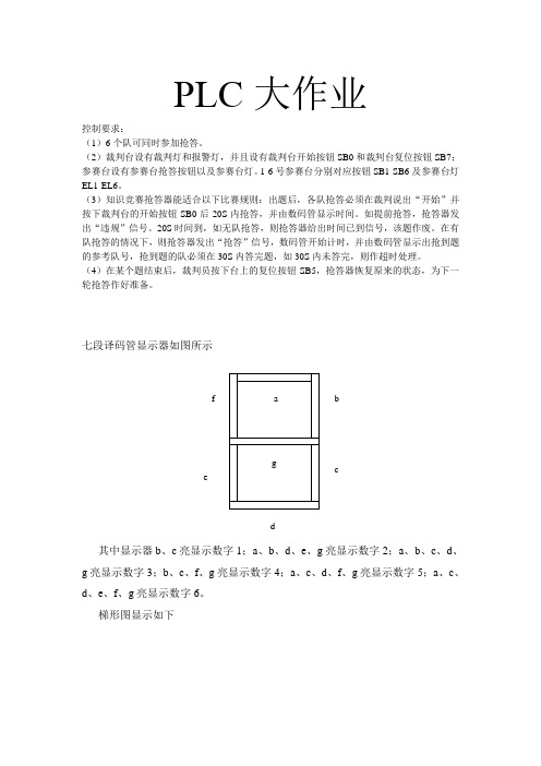 六路抢答器设计