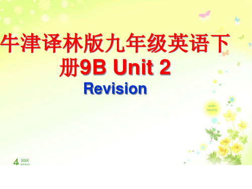 牛津译林版九年级英语下册Unit-2-复习课件(共25张PPT)