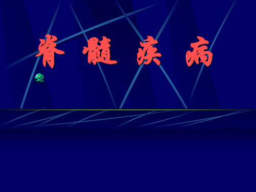 脊髓疾病(1)PPT