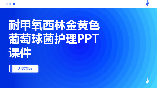 耐甲氧西林金黄色葡萄球菌护理PPT课件