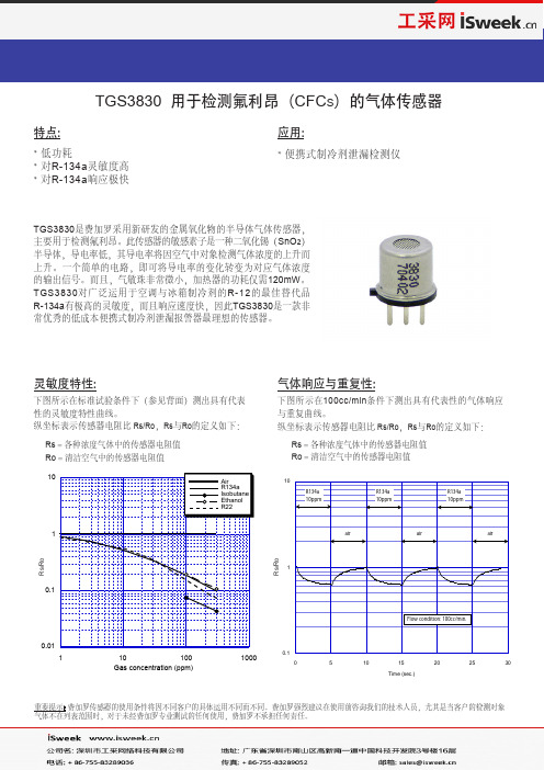 TGS3830 用于检测氟利昂(CFCS)的气体传感器 - OFweek