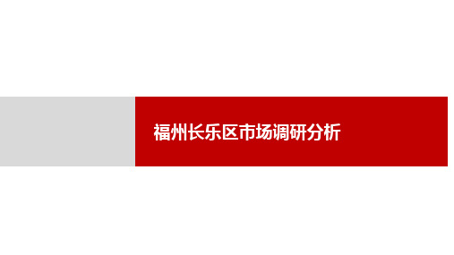 福州长乐区滨海新城及金峰镇商业调研分析