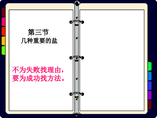 几种重要的盐、化学肥料 课件PPT