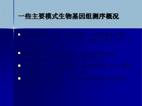 第五章基因组测序技术(共118张PPT)