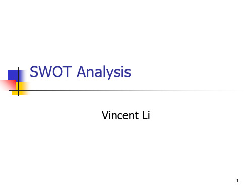 SWOT_analysis 优劣势分析 (英文)PPT精选文档