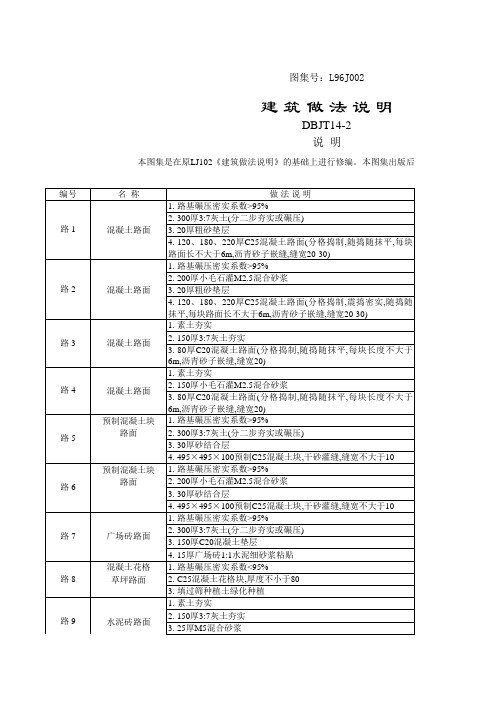 L96J002建筑做法