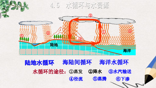 八年级物理上册 4.5 水循环与水资源课件 (新版)粤教沪版(1)