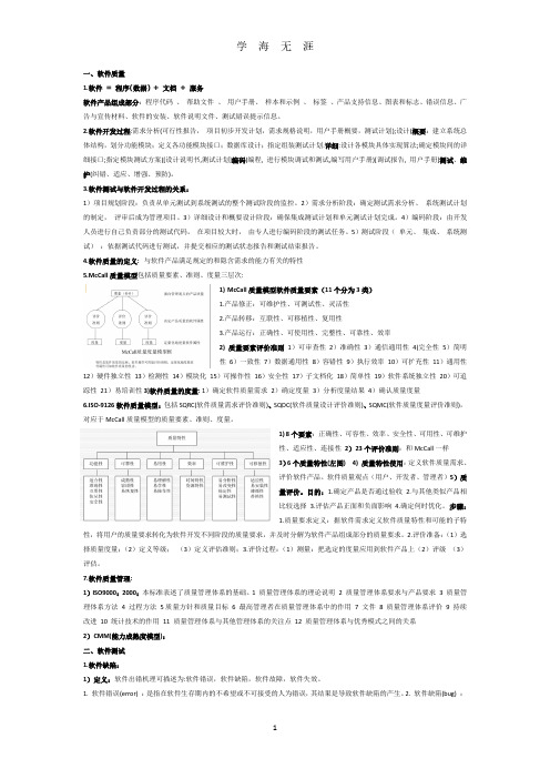 中科大软院软测期末复习提纲知识点(2020年7月整理).pdf