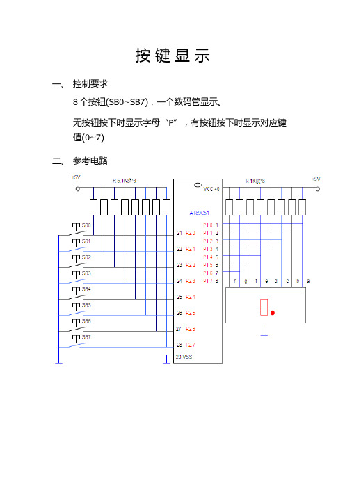 单片机操作例程