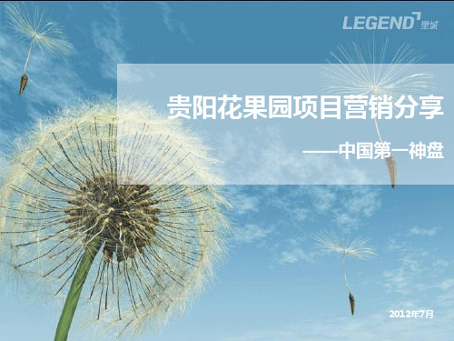 花果园项目营销分享(ppt 43页)