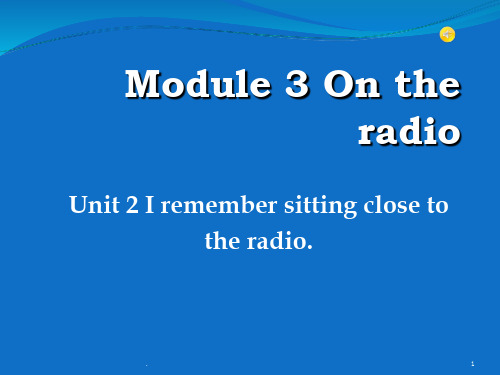 八年级英语下册Module3unit1完整外研版ppt课件