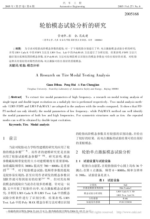 LMS-轮胎模态试验分析的研究_管迪华 (1)