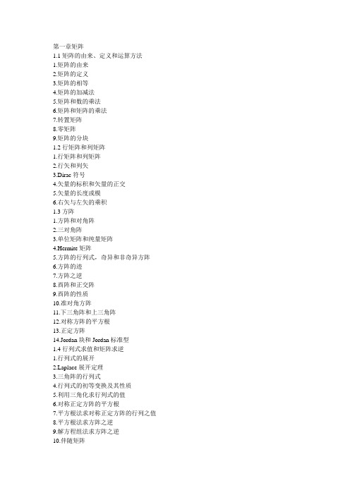 量子力学中要用到的数学知识大汇总