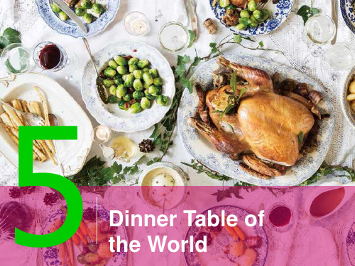 捷进英语B2U5 Dinner Table of the World PPT