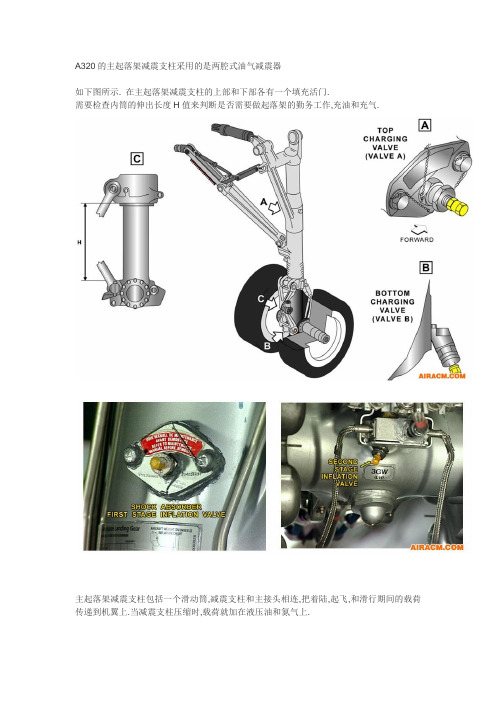 A320系统知识普及帖之22-主起落架减震支柱